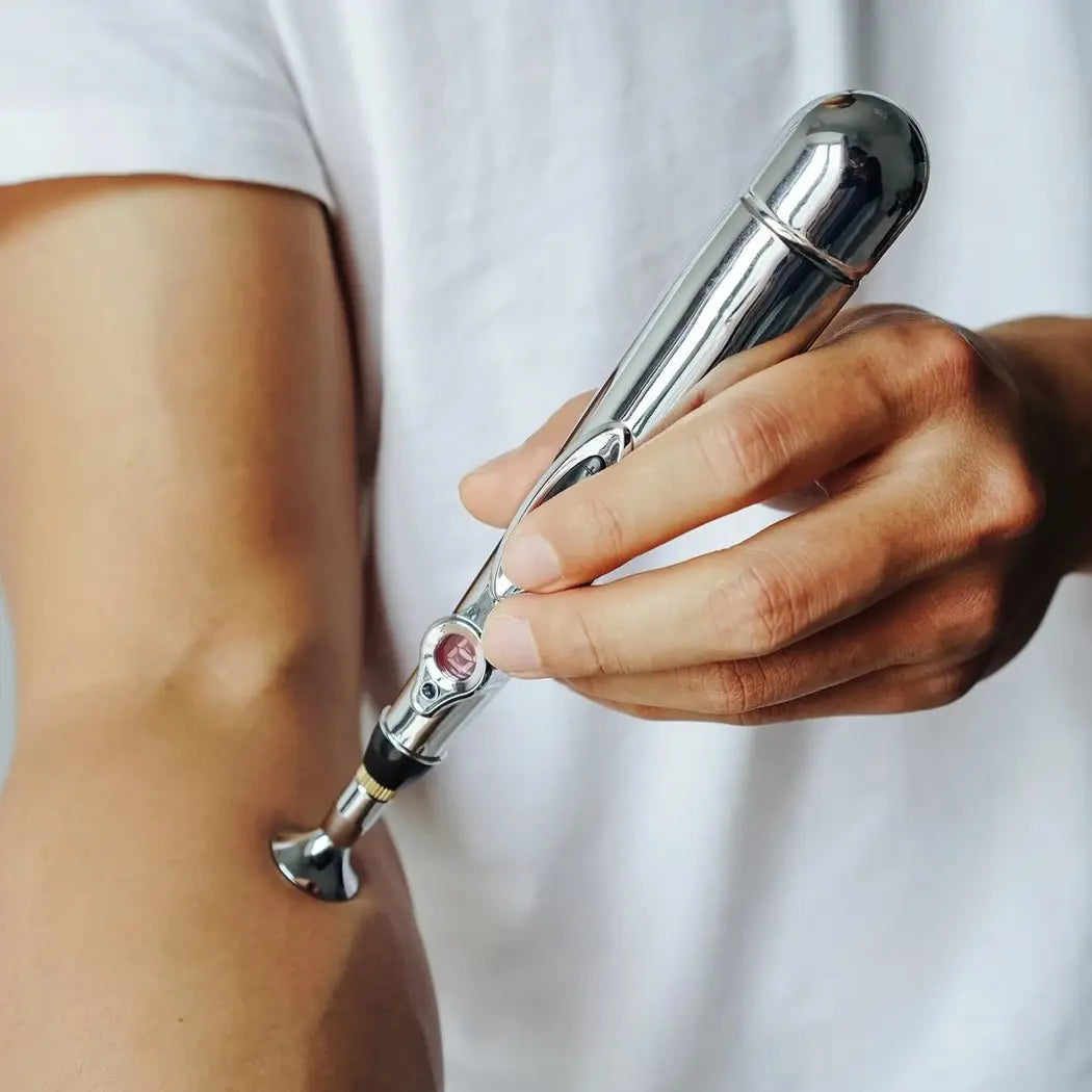 Acupuncture Pen Interchangeable Tips & 9 Intensity Levels