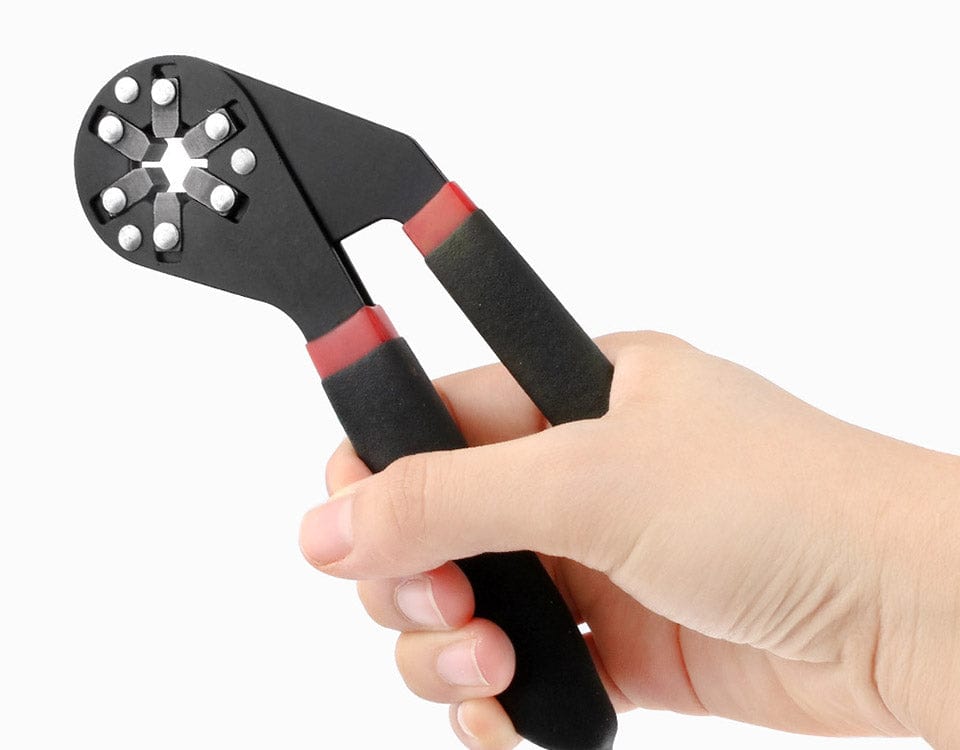 Adjustable Wrench Fits 7–20 mm Non-Slip Handle