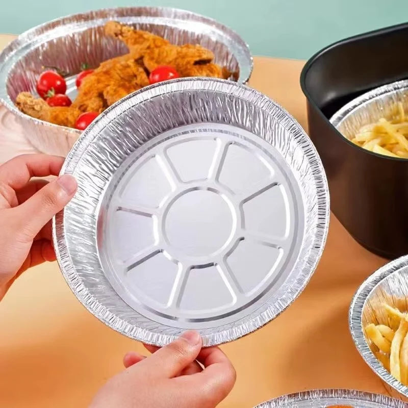 Air Fryer Foil Inserts High Rim Heat-Resistant Disposable