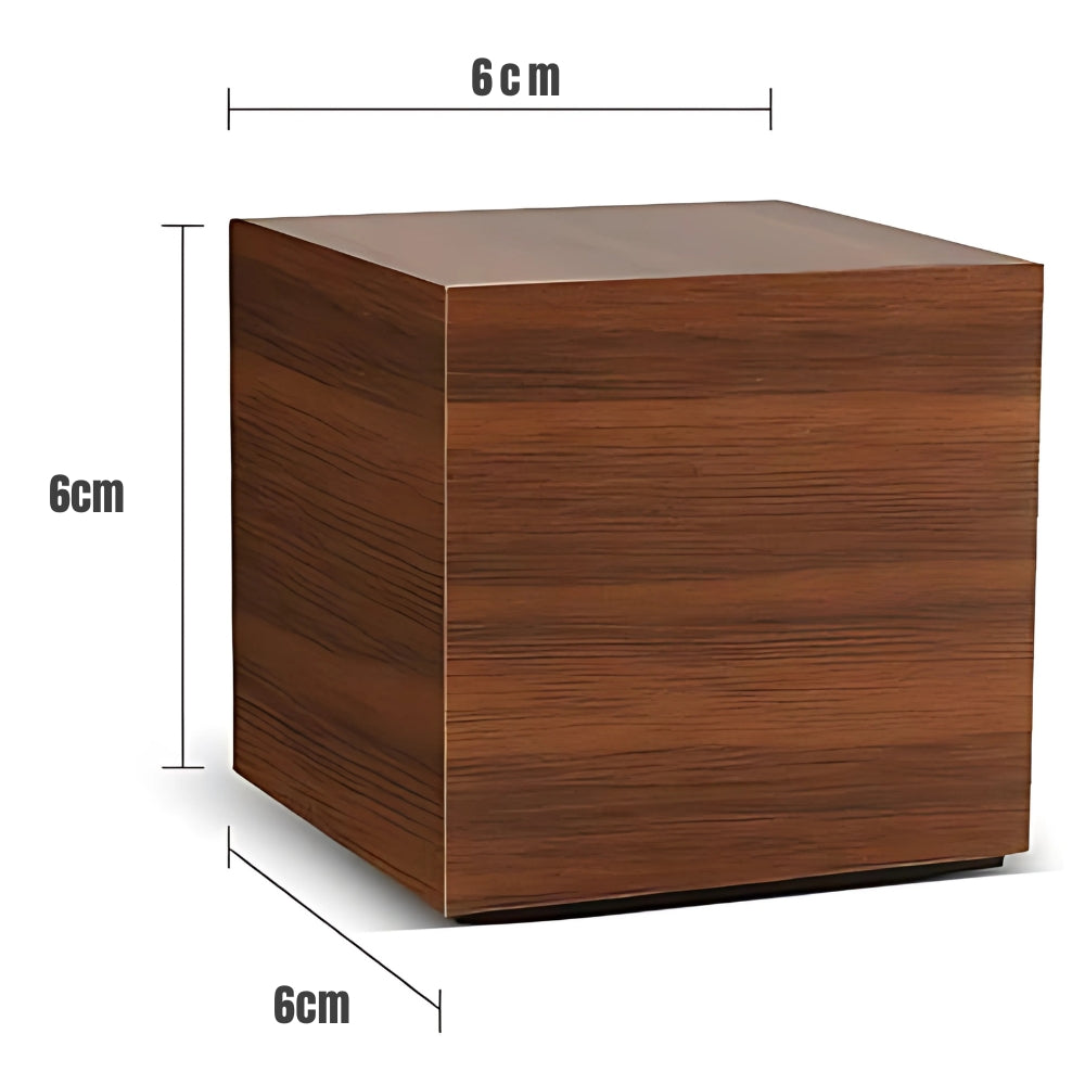 Alarm Clock Digital Cube LED Temperature USB & Battery