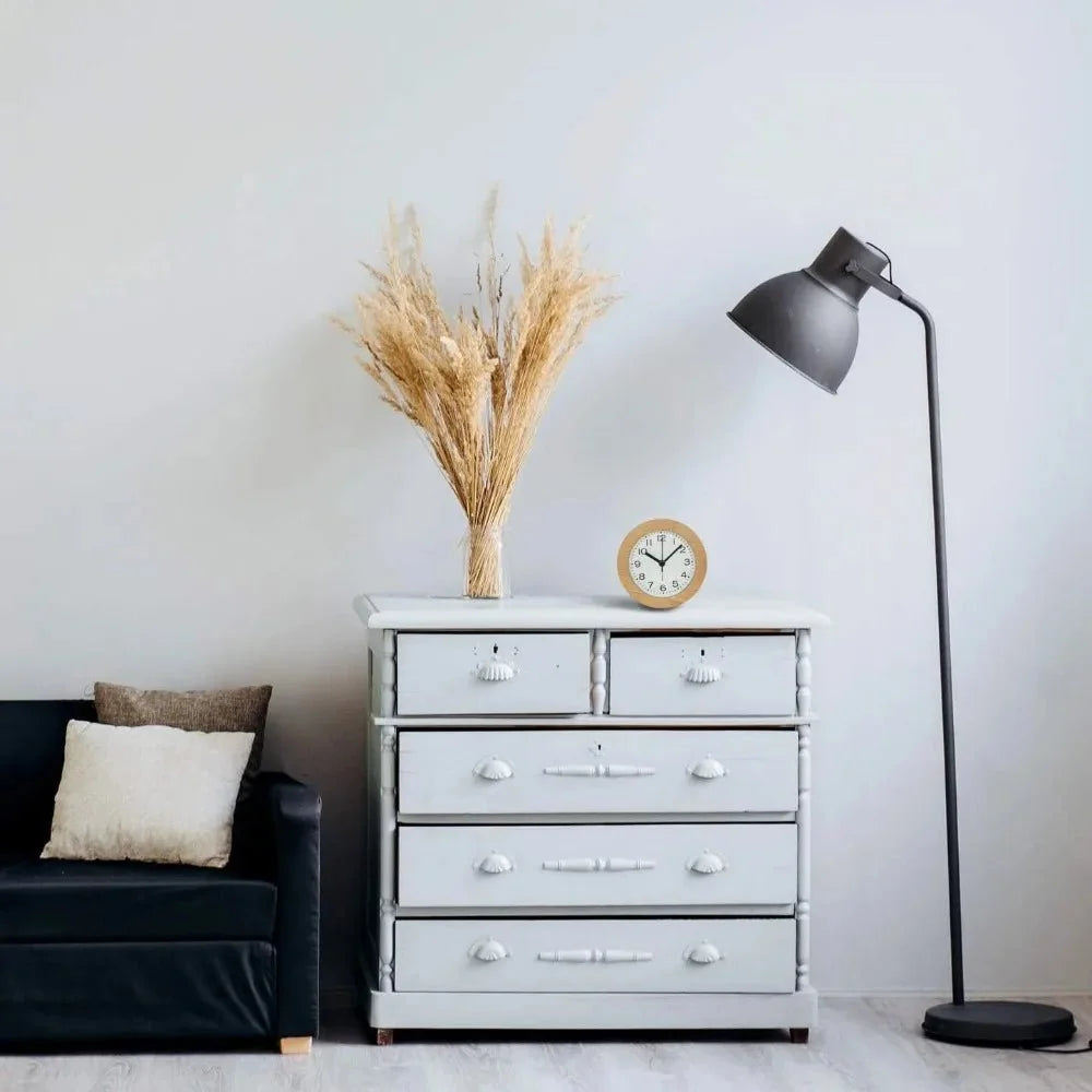 Alarm Clock Silent Movement Beech Wood Compact