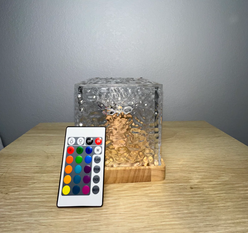 Ambient Cube Lamp Wave Pattern USB Rechargeable 16 Colors