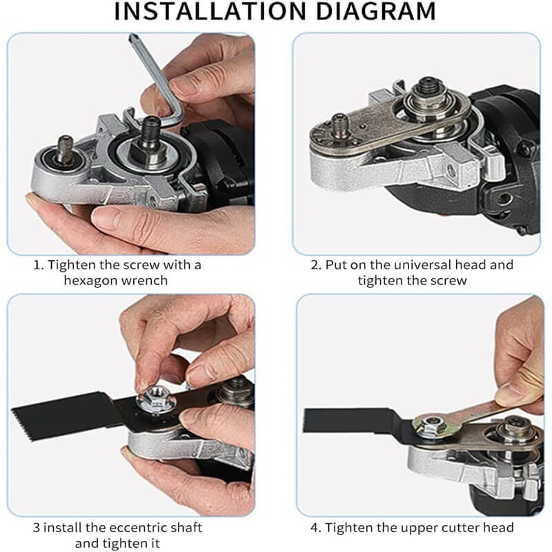 Angle Grinder Adapter M10 M14 Tool-Free Quick-Change