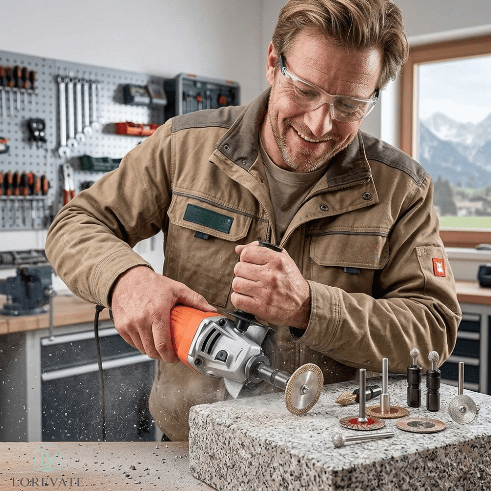 Angle Grinder Adapter Solid Metal Dual Clamping