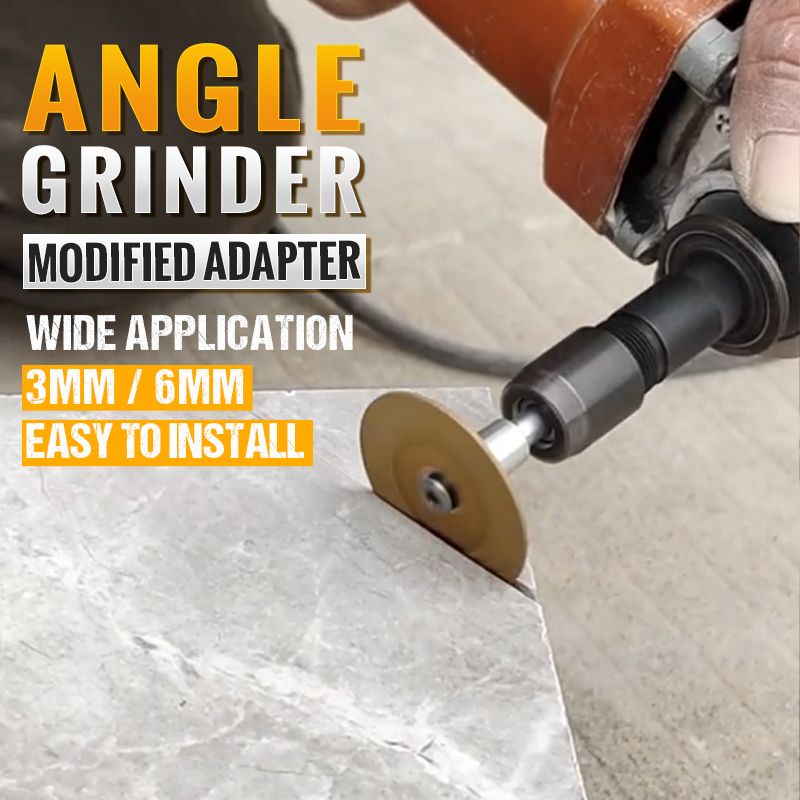 Angle Grinder Adapter Solid Metal Dual Clamping