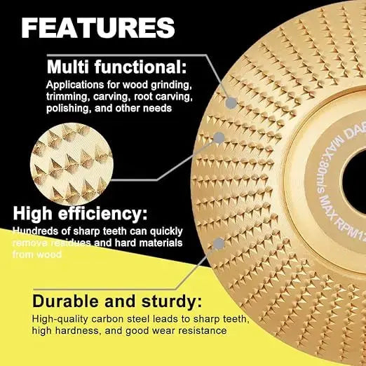 Angle Grinder Disc Set Tungsten Carbide Low Vibration