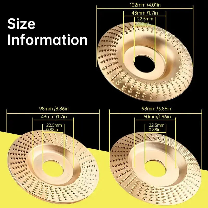Angle Grinder Disc Set Tungsten Carbide Low Vibration