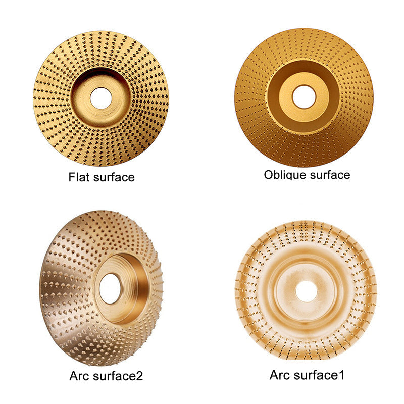 Angle Grinder Discs Set of 4 Hardened Carbon Steel