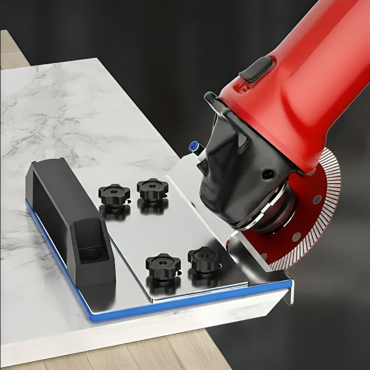 Angle Grinder Holder 45° Chamfer Guide Vibration-Free Stainless Steel