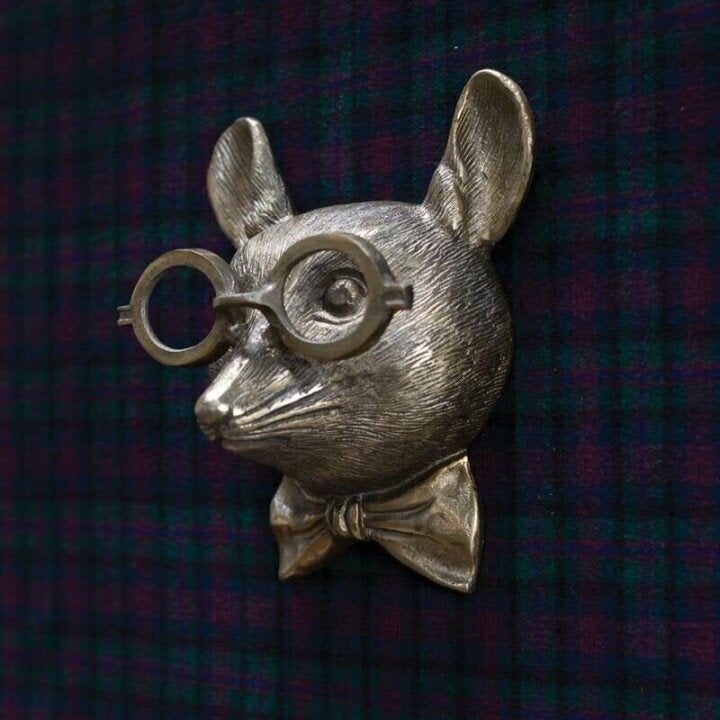 Animal Head Wall Decor Hand-Painted Resin UV-Resistant