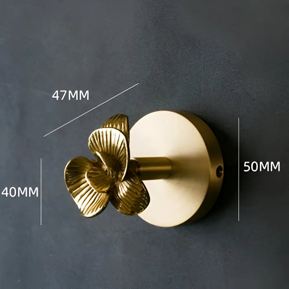 Animal Wall Hook Solid Brass Gold Finish