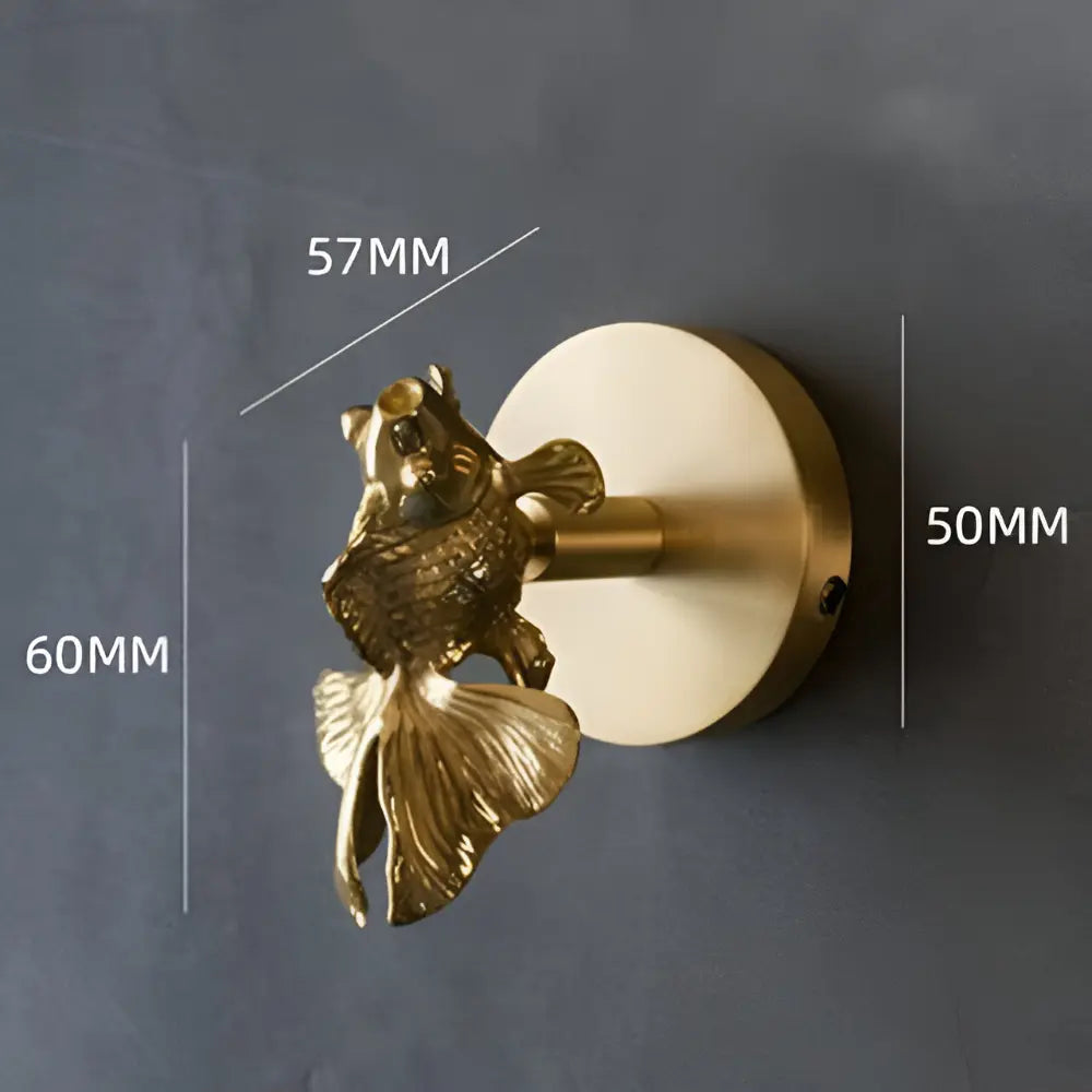 Animal Wall Hook Solid Brass Gold Finish