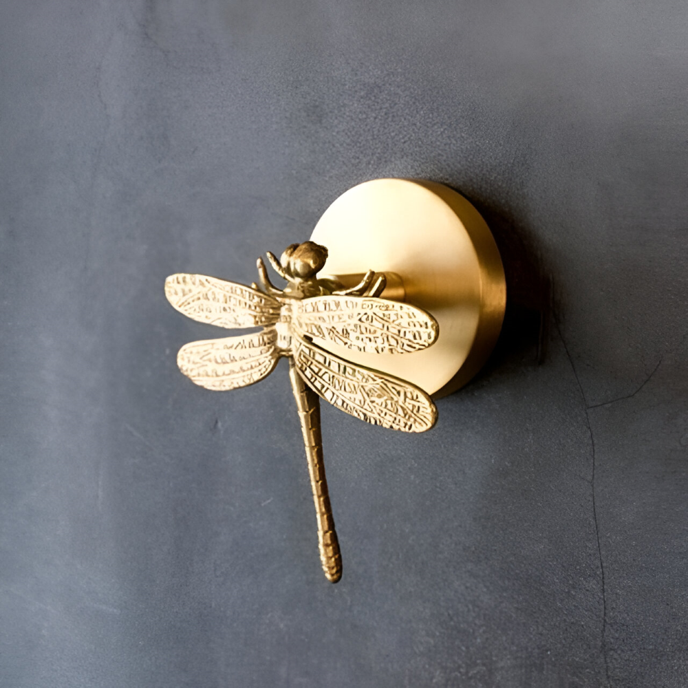 Animal Wall Hook Solid Copper Gold Finish