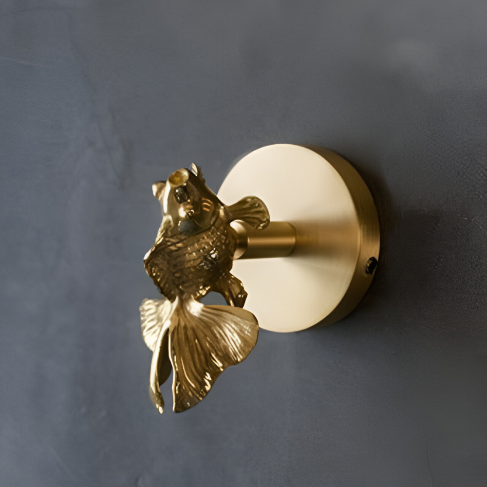 Animal Wall Hook Solid Copper Gold Finish