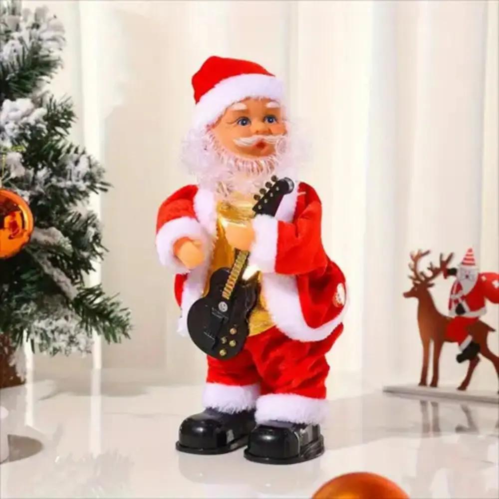 Animated Santa Gnome Musical Battery-Operated Plush Finish