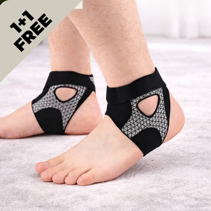 Ankle Brace Tech-Flex Reinforced U-Shaped Compression Adjustable Velcro