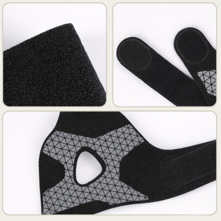 Ankle Brace Tech-Flex Reinforced U-Shaped Compression Adjustable Velcro