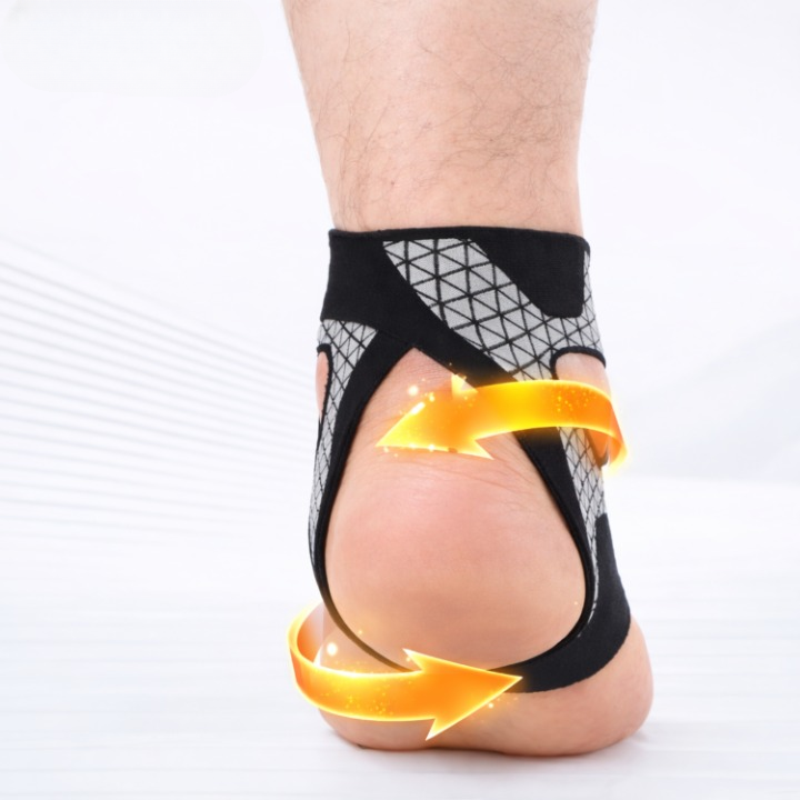 Ankle Brace Tech-Flex Reinforced U-Shaped Compression Adjustable Velcro