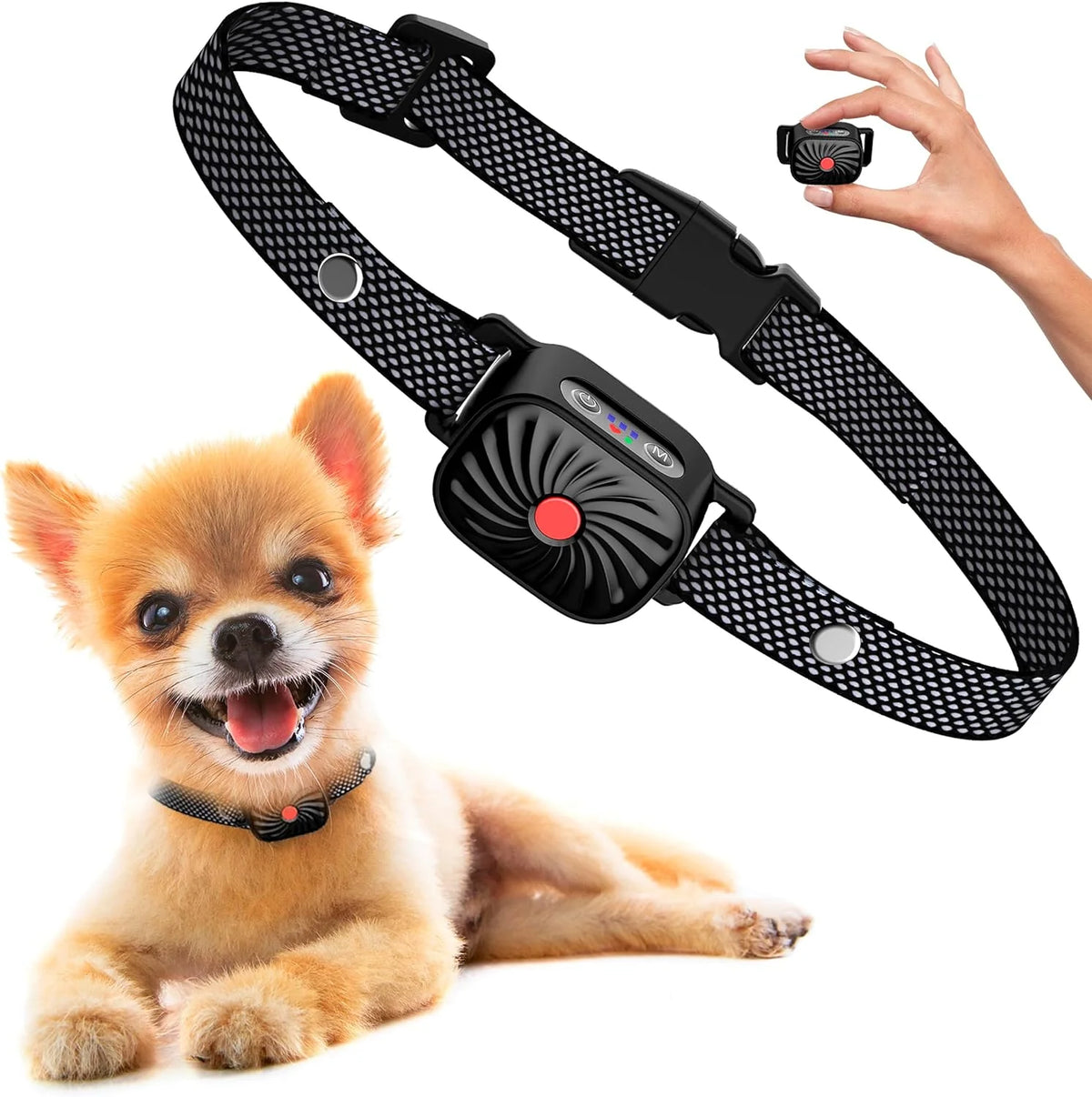 Anti-Bark Collar Small Dogs Sound & Vibration Intelligent Detection