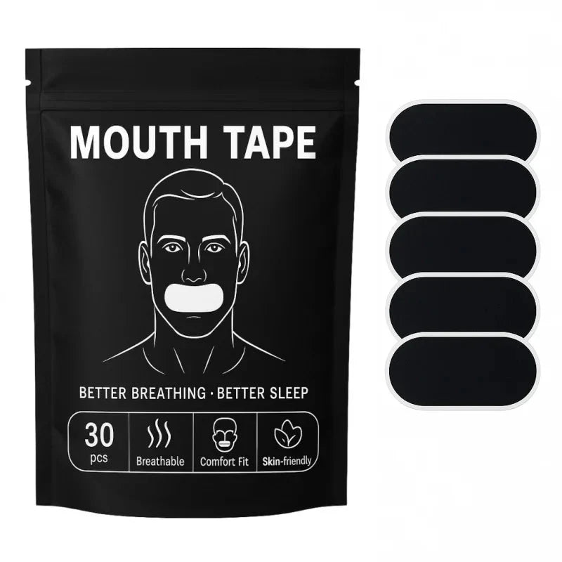 Anti-Snoring Mouth Strips Breathable & Skin-Friendly 30-Pack