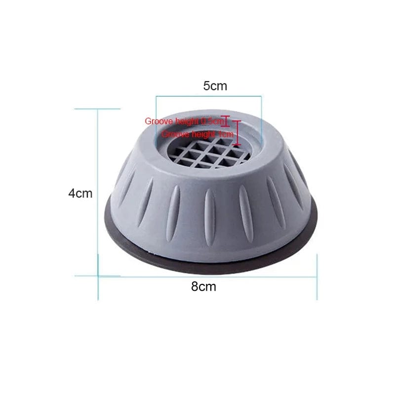 Anti-Vibration Pads Noise-Reducing Non-Slip Set Of 4