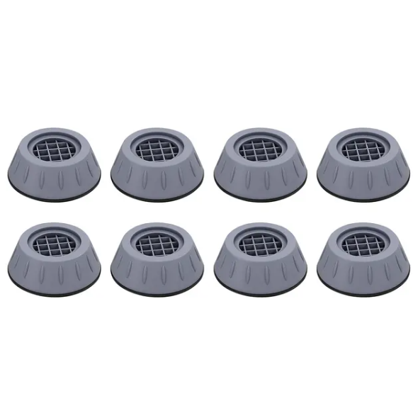 Anti-Vibration Pads Noise-Reducing Rubber Non-Slip Set of 4