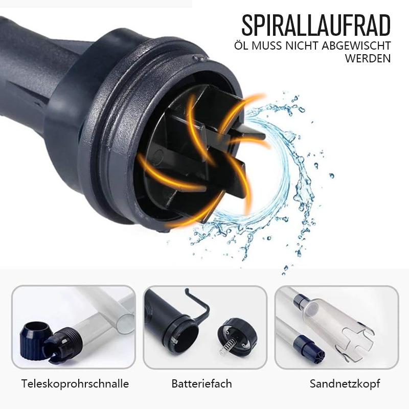 Aquarium Gravel Vacuum Battery-Powered Filter Bag