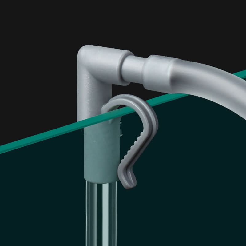 Aquarium Siphon Adjustable Flow Control & Protective Net