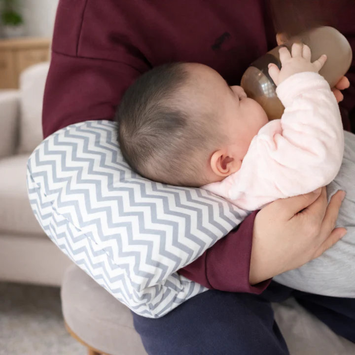 Arm Nursing Pillow Forearm-Slip Hands-Free Sherpa-Lined