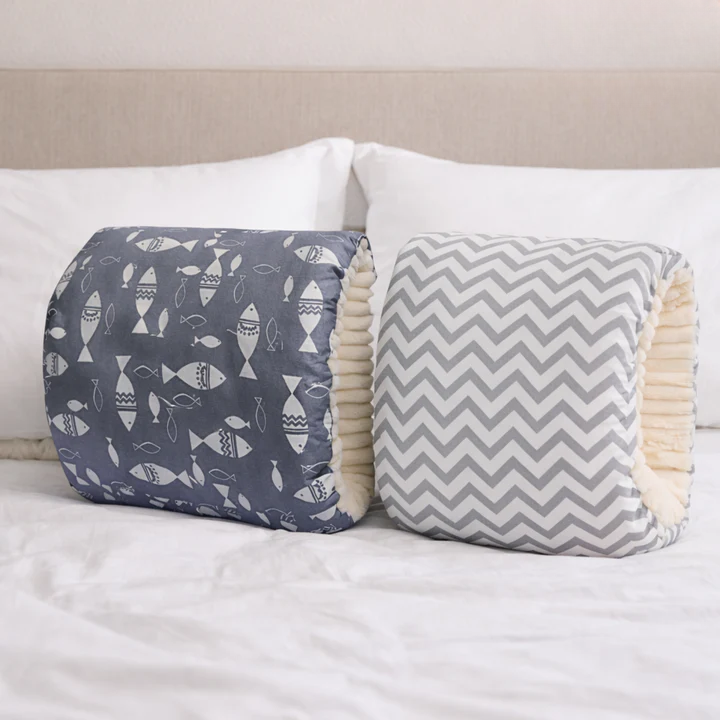 Arm Nursing Pillow Forearm Support Hands-Free Sherpa-Like Lining