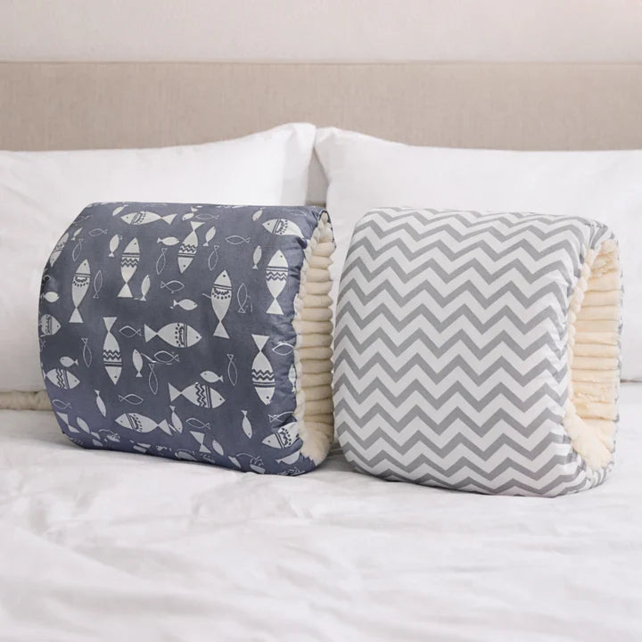 Arm Nursing Pillow Hands-Free Plush Lining & Secure Fit