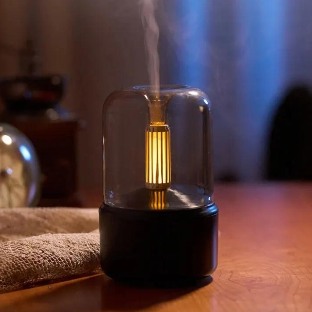 Aroma Diffuser Lamp USB-Powered Night Light & Auto Shutoff