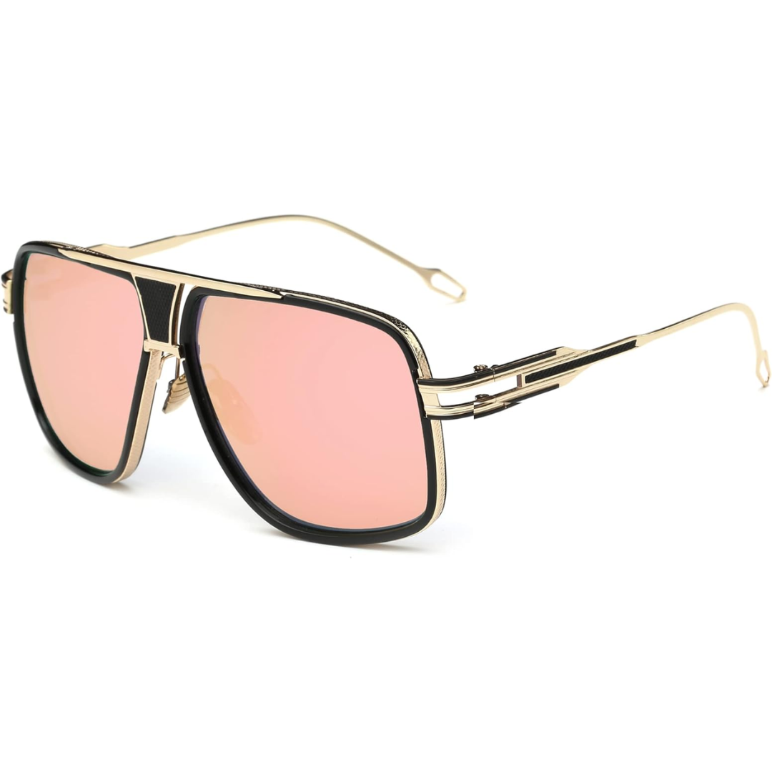 Aviator Sunglasses 100% UV Protection Lightweight Metal Frame