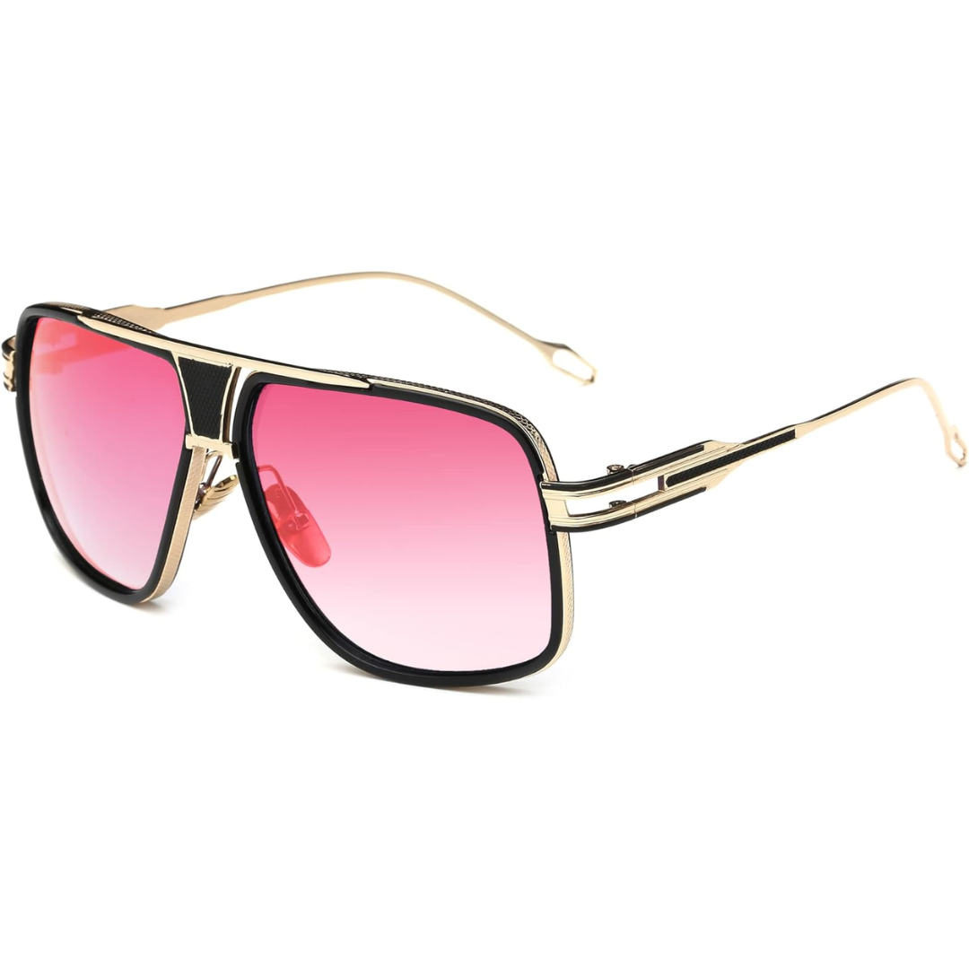 Aviator Sunglasses 100% UV Protection Lightweight Metal Frame