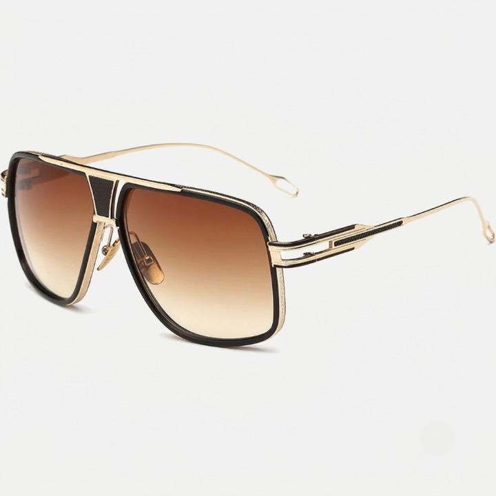 Aviator Sunglasses Oversized Lightweight Metal UV400 Protection