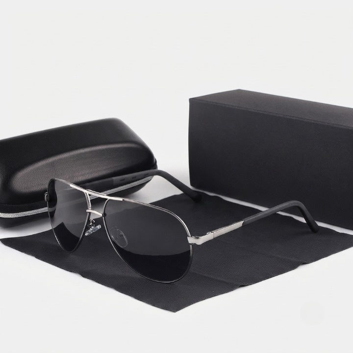 Aviator Sunglasses Polarized UV400 Aluminum Frame