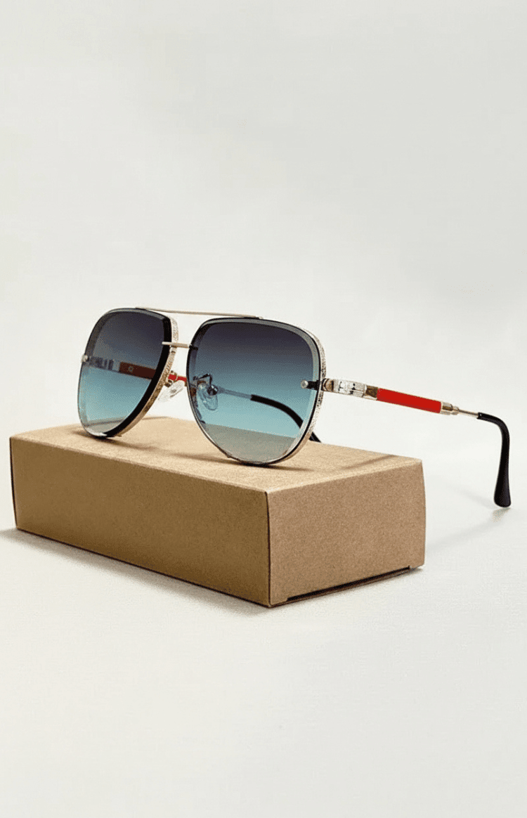 Aviator Sunglasses UV400 & Anti-Reflective Lightweight Frame