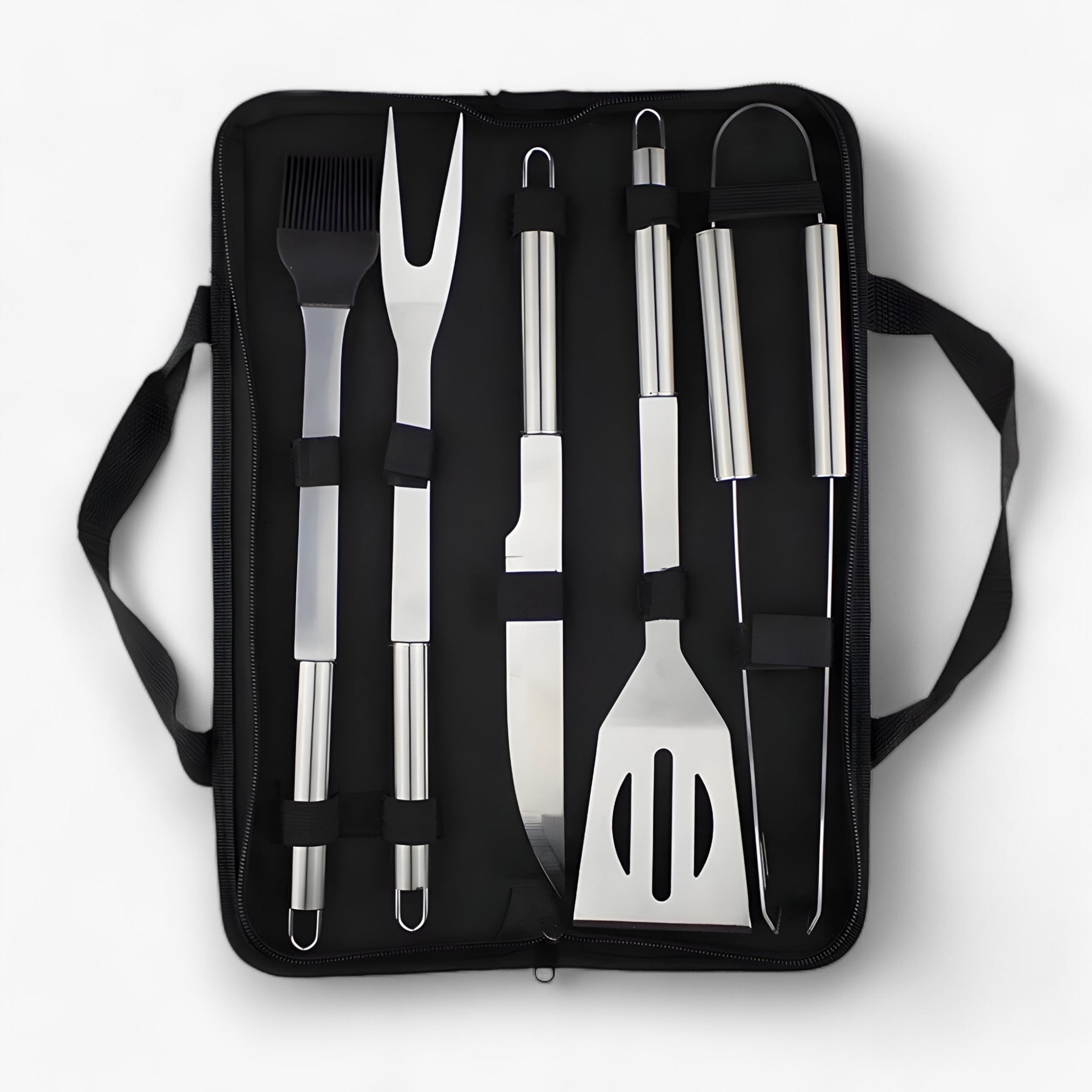 BBQ Tool Set Stainless Steel & Anti-Slip Handles