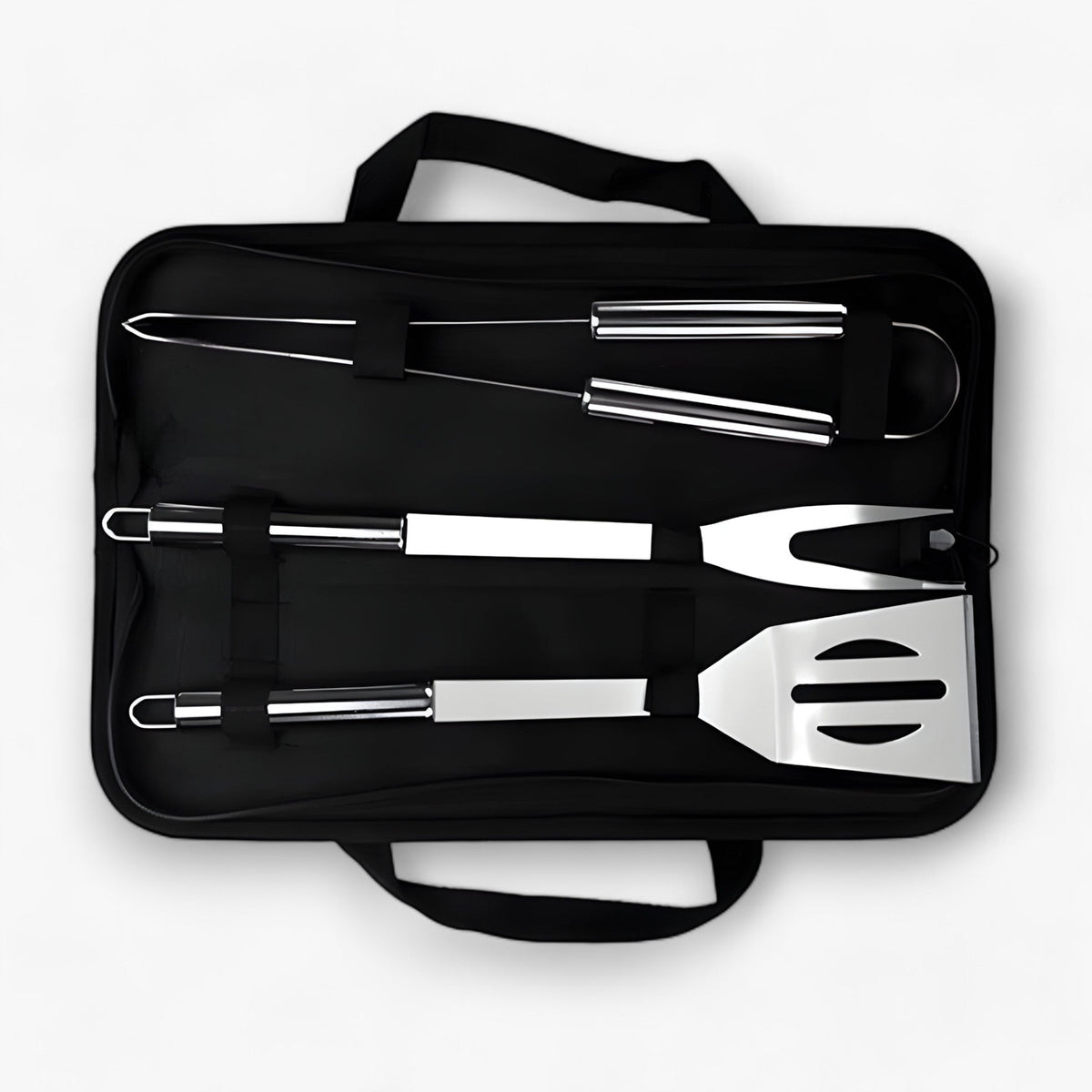 BBQ Tool Set Stainless Steel & Anti-Slip Handles