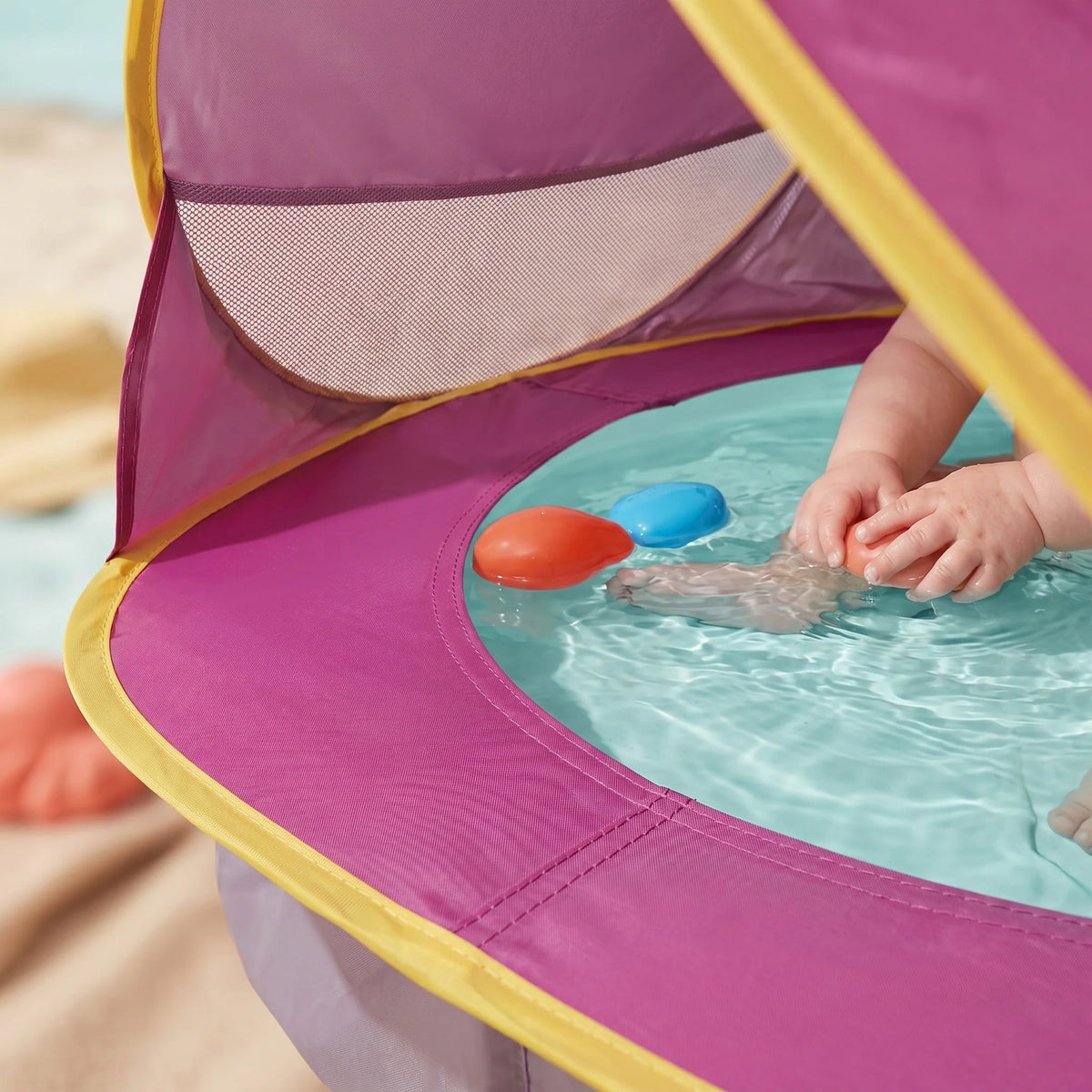 Baby Beach Tent Pop-Up UPF 50 Built-In Pool