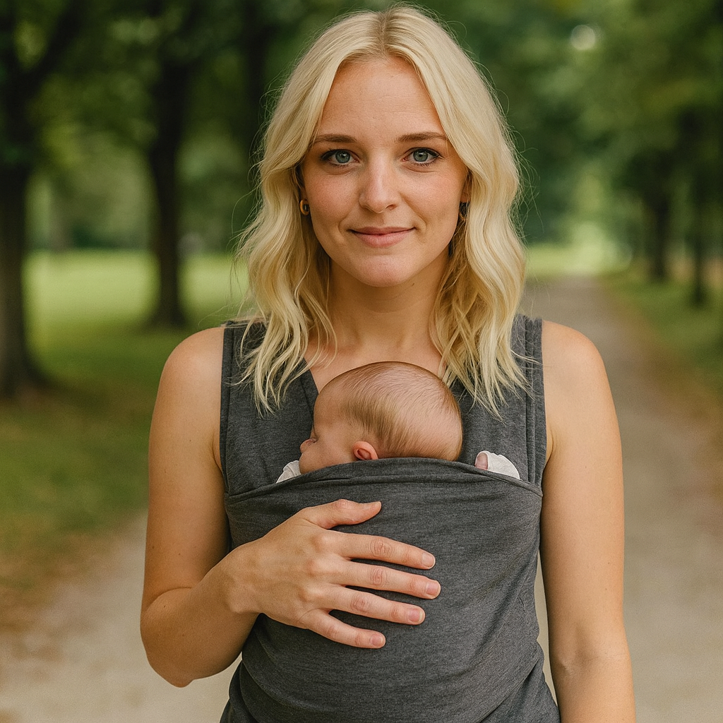 Baby Carrier Shirt Hands-Free Stretch Polyester Blend Ergonomic Fit