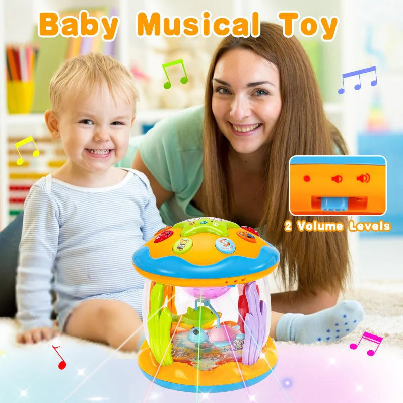 Baby Night Light Projector Rotating Music & Animal Sounds