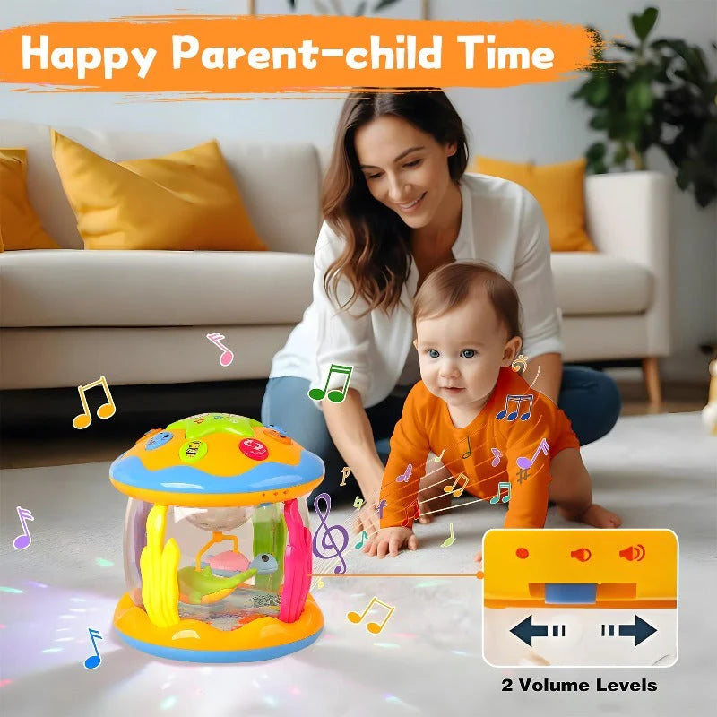 Baby Night Light Projector Rotating Music & Animal Sounds