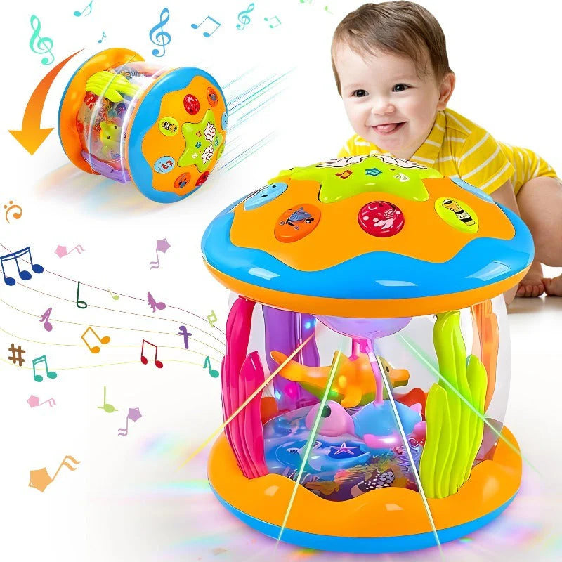 Baby Night Light Projector Rotating Music & Animal Sounds