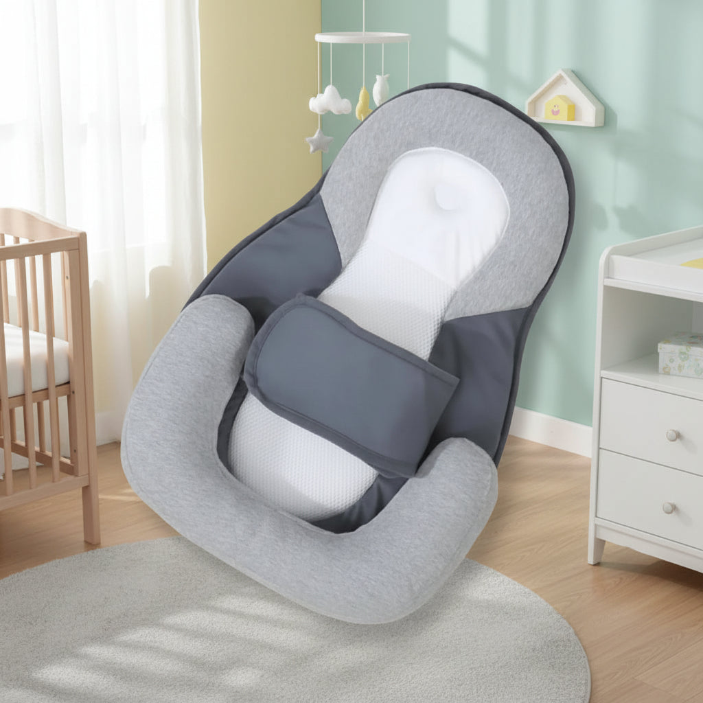 Baby Nursing Pillow Ergonomic 15 Degree Incline Hand-Washable Cover