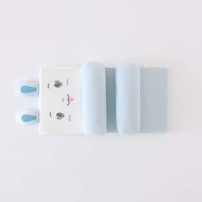 Baby Pillow Ergonomic Hollow-Zone Breathable Cotton Blend