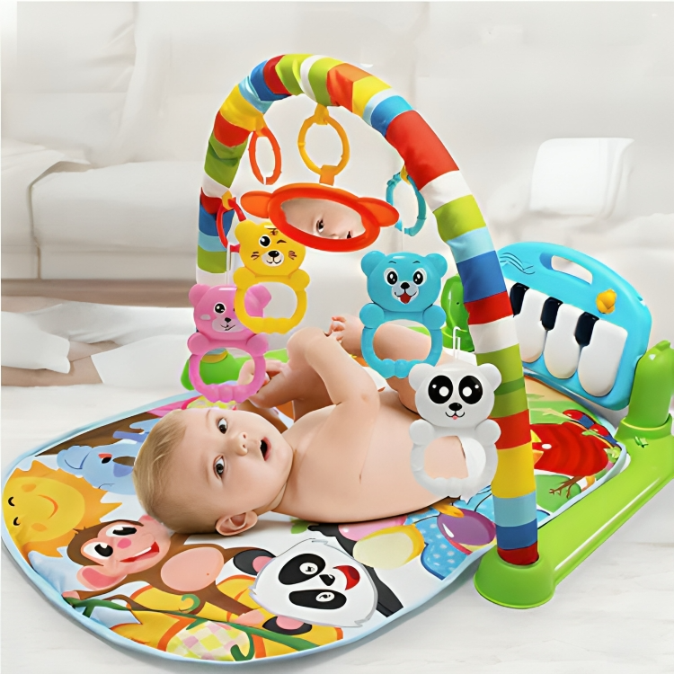 Baby Play Mat Lights & Music Foldable BPA-Free