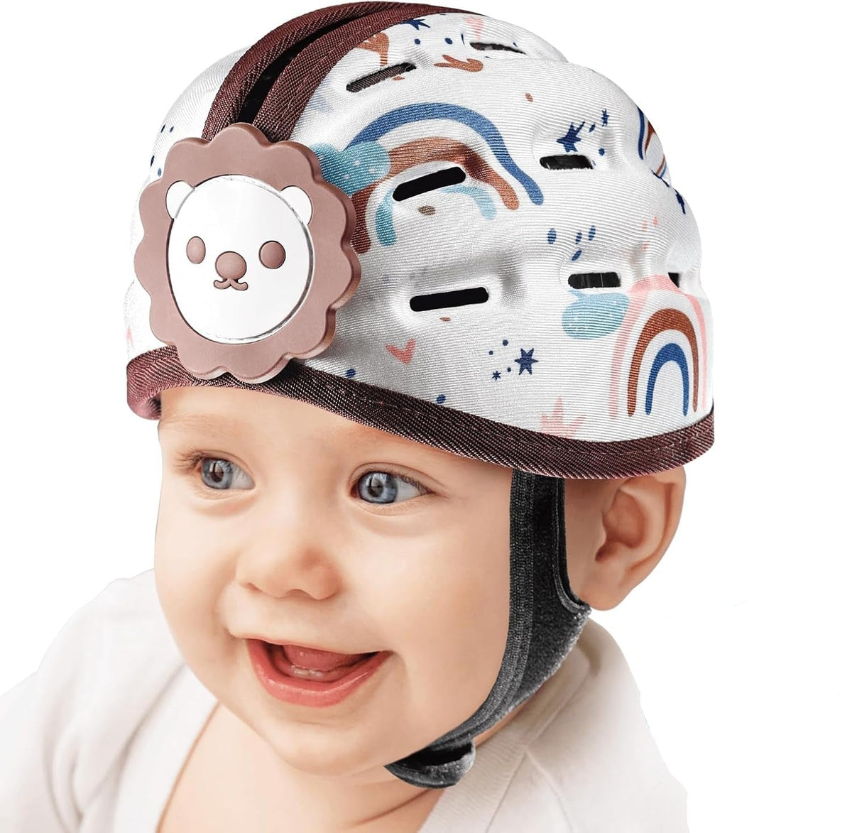 Baby Safety Helmet 360-Degree Breathable Adjustable Strap