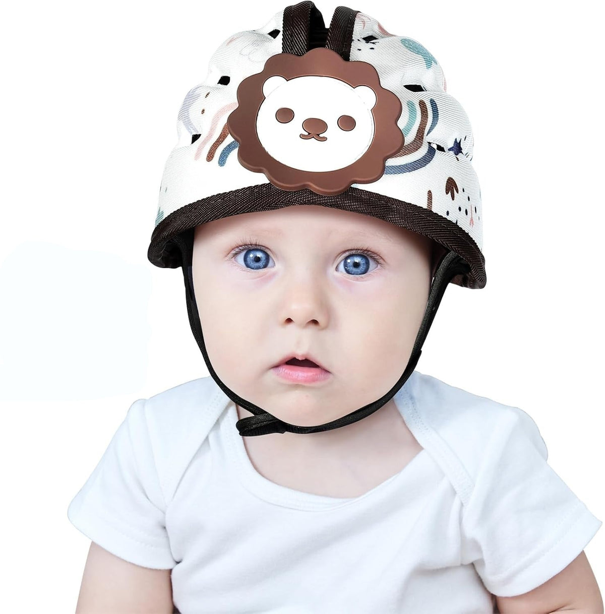 Baby Safety Helmet 360-Degree Breathable Adjustable Strap