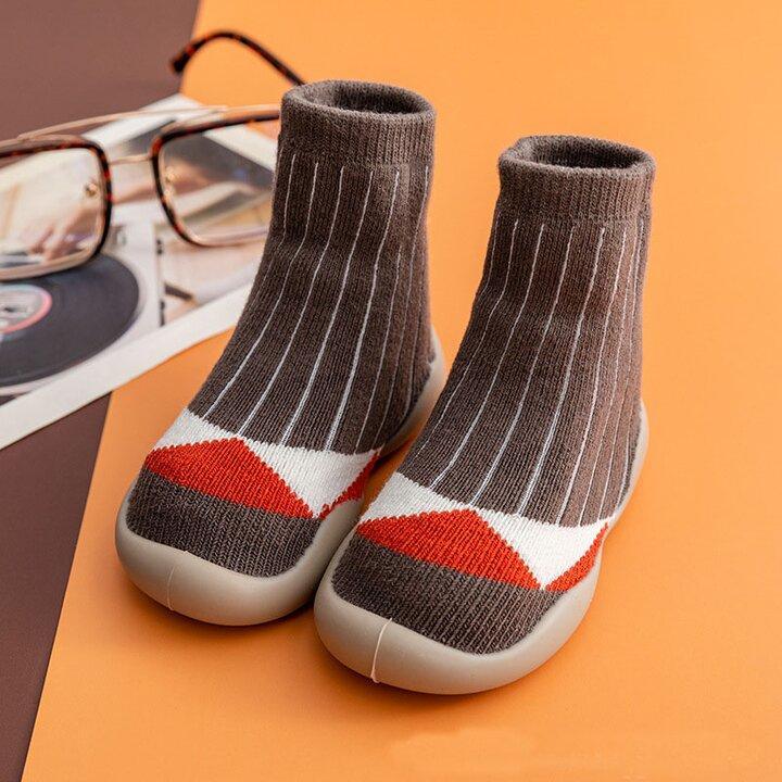 Baby Slippers Terry Lining Non-Slip Sole & Padded Footbed